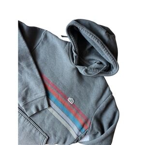 Patagonia Men's M Gray Line Logo Ridge Uprisal Hoodie Sweatshirt Pullover Pocket